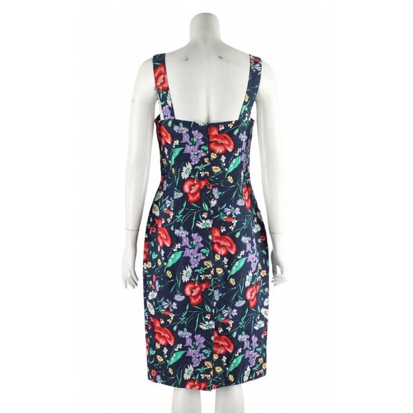 Dolce and Gabbana Floral Print Cotton Summer Dress - Picture 5 of 12